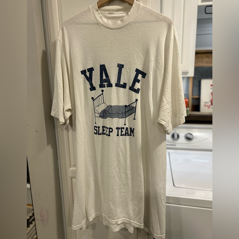 Sleep Team White Short Sleeve Tee